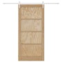 Puerta corrediza con juego de hardware 93x202 cm de madera maciza de pino,  Puerta interior | Foro24.es | Tu tienda online para hogar, jardín y más Foro24.es
