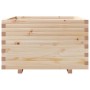 Jardinera madera maciza de pino 80x80x49,5 cm en Macetas y jardineras | Comprar online en Foru.es