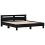 Marco de Cama de Roble Roble Negro Madera Maciza de Roble | Foro24.es | Tu tienda online para hogar, jardín y más Foro24.es