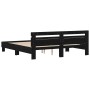 Marco de Cama de Roble Roble Negro Madera Maciza de Roble | Foro24.es | Tu tienda online para hogar, jardín y más Foro24.es