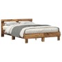 Estructura de cama de madera Madera envejecida de , Camas y somieres - Ref: Foro24-3333939, Precio: 118,50 €, Descuento: %