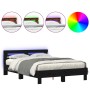 Estructura de cama negra de roble Roble negro Madera maciza de pino | Foro24.es | Tu tienda online para hogar, jardín y más Foro24.es