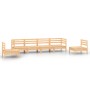Juego de muebles de jardín 6 piezas madera maciza de pino de vidaXL, Conjuntos de jardín - Ref: Foro24-3082542, Precio: 259,3...