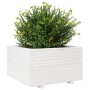 Jardinera madera maciza de pino blanco 80x80x49,5 cm en Macetas y jardineras | Comprar online en Foru.es