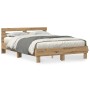 Base de Cama de Roble Roble Artesanal Madera Elaborada 140 x 200 cm | Foro24.es | Tu tienda online para hogar, jardín y más Foro24.es
