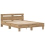 Base de Cama de Roble Roble Artesanal Madera Elaborada 140 x 200 cm | Foro24.es | Tu tienda online para hogar, jardín y más Foro24.es