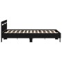 Marco de Cama de Roble Negro Madera de Roble Maciza 140 x 200 cm de , Camas y somieres - Ref: Foro24-3333947, Precio: 134,43 ...