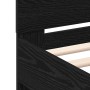 Marco de Cama de Roble Negro Madera de Roble Maciza 140 x 200 cm de , Camas y somieres - Ref: Foro24-3333947, Precio: 134,43 ...