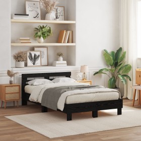 Comprar Estructura de Cama Sólida Roble negro
