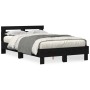Estructura de Cama de Roble Roble Negro Madera Elaborada | Foro24.es | Tu tienda online para hogar, jardín y más Foro24.es
