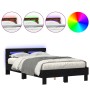 Estructura de Cama de Roble Roble Negro Madera Elaborada | Foro24.es | Tu tienda online para hogar, jardín y más Foro24.es