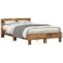 Marco de Cama de Madera Madera Antigua 120 x 190 cm Duradero | Foro24.es | Tu tienda online para hogar, jardín y más Foro24.es