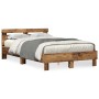 Marco de Cama de Madera Madera Antigua 120 x 190 cm Duradero | Foro24.es | Tu tienda online para hogar, jardín y más Foro24.es