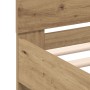 Marco de Cama de Roble Roble Artesanal Madera Elaborada | Foro24.es | Tu tienda online para hogar, jardín y más Foro24.es