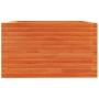 Jardinera madera maciza de pino marrón cera 80x80x49,5 cm en Macetas y jardineras | Comprar online en Foru.es