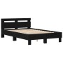 Marco de Cama con Listones Roble Negro Madera Elaborada | Foro24.es | Tu tienda online para hogar, jardín y más Foro24.es