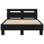 Marco de Cama con Listones Roble Negro Madera Elaborada | Foro24.es | Tu tienda online para hogar, jardín y más Foro24.es