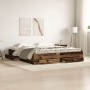 Cama con cajones madera de ingeniería envejecida 180x200 cm | Foro24.es | Tu tienda online para hogar, jardín y más Foro24.es