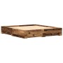 Cama con cajones madera de ingeniería envejecida 180x200 cm | Foro24.es | Tu tienda online para hogar, jardín y más Foro24.es