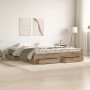 Cama con cajones madera de ingeniería roble artisan 180x200 cm de , Camas y somieres - Ref: Foro24-3333961, Precio: 200,05 €,...