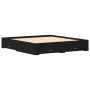 Cama con cajones madera de ingeniería roble negro 180x200 cm | Foro24.es | Tu tienda online para hogar, jardín y más Foro24.es