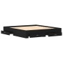 Cama con cajones madera de ingeniería roble negro 180x200 cm | Foro24.es | Tu tienda online para hogar, jardín y más Foro24.es
