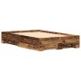 Cama con cajones madera de ingeniería envejecida 120x200 cm de , Camas y somieres - Ref: Foro24-3333969, Precio: 174,34 €, De...