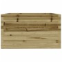 Jardinera madera de pino impregnada 80x80x49,5 cm en Macetas y jardineras | Comprar online en Foru.es