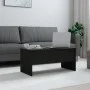 Mesa de centro madera contrachapada negra 102x50,5x46,5 cm de vidaXL, Mesas de centro - Ref: Foro24-809720, Precio: 80,49 €, ...