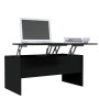 Mesa de centro madera contrachapada negra 102x50,5x46,5 cm de vidaXL, Mesas de centro - Ref: Foro24-809720, Precio: 81,47 €, ...