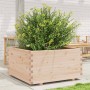 Jardinera madera maciza de pino 90x90x49,5 cm en Macetas y jardineras | Comprar online en Foru.es