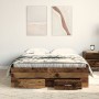 Cama con cajones madera de ingeniería envejecida 120x190 cm de , Camas y somieres - Ref: Foro24-3333978, Precio: 188,31 €, De...