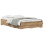 Cama con cajones madera de ingeniería roble artisan 120x190 cm de , Camas y somieres - Ref: Foro24-3333979, Precio: 188,31 €,...