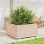 Jardinera madera maciza de pino 90x90x49,5 cm en Macetas y jardineras | Comprar online en Foru.es