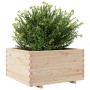 Jardinera madera maciza de pino 90x90x49,5 cm en Macetas y jardineras | Comprar online en Foru.es