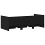 Cama nido Roble negro Madera de calidad 90 x 190 cm Resistente de , Camas y somieres - Ref: Foro24-3333998, Precio: 203,87 €,...