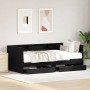 Cama Día en Roble Negro con Cajones Roble negro Madera elaborada de , Camas y somieres - Ref: Foro24-3334001, Precio: 202,69 ...
