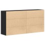 Aparadores 2 pcs Negro Roble 79x38x80 cm Madera elaborada de , Aparadores - Ref: Foro24-3334310, Precio: 182,38 €, Descuento:...