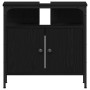 Conjunto de muebles de baño de 2 piezas de en madera ingenierizada de roble negro de , Muebles de baño - Ref: Foro24-3334321,...