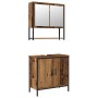 Conjunto de Muebles de Baño de 2 Piezas de madera vieja y madera técnica de , Muebles de baño - Ref: Foro24-3334322, Precio: ...