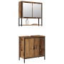 Conjunto de Muebles de Baño de 2 Piezas de madera vieja y madera técnica de , Muebles de baño - Ref: Foro24-3334322, Precio: ...