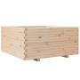 Jardinera madera maciza de pino 100x100x49,5 cm en Macetas y jardineras | Comprar online en Foru.es