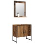 Set de Gabinetes de Baño de 2 Piezas de madera vieja de | Foro24.es | Tu tienda online para hogar, jardín y más Foro24.es