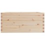 Jardinera madera maciza de pino 100x100x49,5 cm en Macetas y jardineras | Comprar online en Foru.es