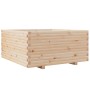 Jardinera madera maciza de pino 100x100x49,5 cm en Macetas y jardineras | Comprar online en Foru.es