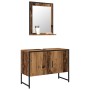 Conjunto de Muebles de Baño de 2 Piezas de madera vieja y madera de ingeniería | Foro24.es | Tu tienda online para hogar, jardín y más Foro24.es
