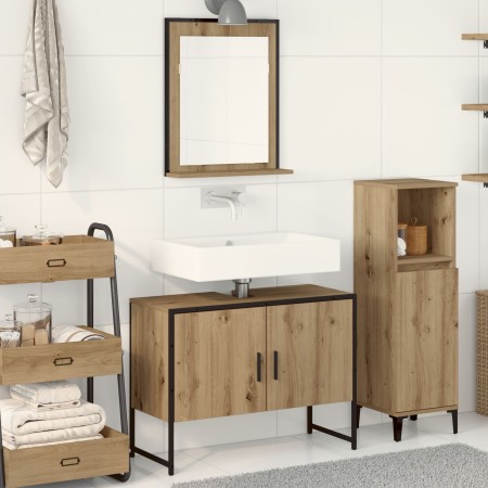 Conjunto de Muebles de Baño de 2 Piezas en Madera de Roble Artisan | Foro24.es | Tu tienda online para hogar, jardín y más Foro24.es