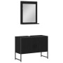 Juego de Muebles de Baño de 2 Piezas en Madera Ingenierizada de Roble Negro | Foro24.es | Tu tienda online para hogar, jardín y más Foro24.es