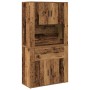 Altillo de Madera Vieja 80x33x150 cm Madera Compensada | Foro24.es | Tu tienda online para hogar, jardín y más Foro24.es