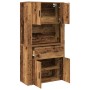Altillo de Madera Vieja 80x33x150 cm Madera Compensada | Foro24.es | Tu tienda online para hogar, jardín y más Foro24.es